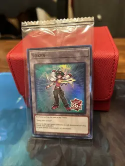 Yu-Gi-Oh Yuya Sakaki 25th Anniversary Token TKN5-EN015 (SEALED) - Image 1