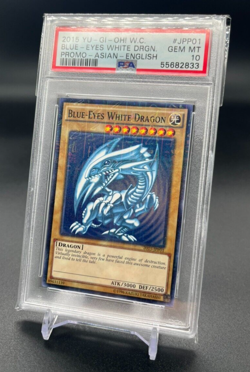 PSA 10 BLUE-EYES WHITE DRGON 2015-JPP01 Millennium Rare English Yugioh WCS2015 - Image 2