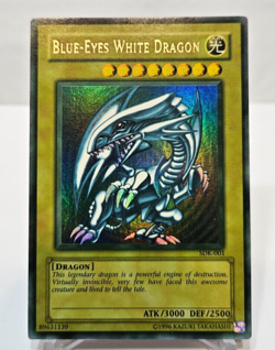 Blue-Eyes White Dragon SDK-001 Ultra Rare Unlimited FADED & WAVY Yugioh 5962 - Image 1