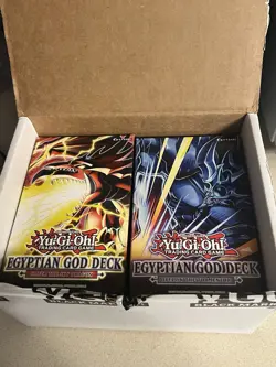 NEW Yu-Gi-Oh TCG Slifer & Obelisk Egyptian God SEALED 3 of each (6 Decks) - Image 1
