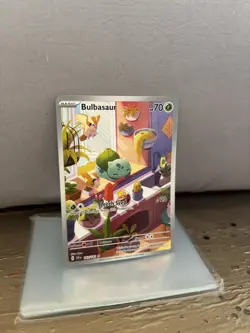 Pokemon TCG Bulbasaur Stellar Crown Illustration Card 143/142 - Image 1