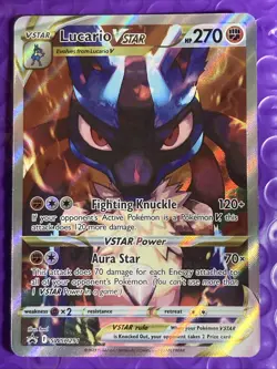 Lucario VSTAR SWSH291 Sword & Shield Promo Cards Holo NM/MINT - Image 1