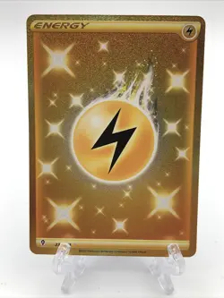Pokemon Electric Lightning Secret Rare Gold Energy Holo 235/203 Trading Card NM - Image 1