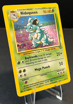 Nidoqueen 07/64 Jungle Holo Rare - LP - Pokemon Card - Image 2