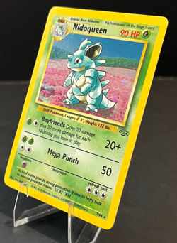 Nidoqueen 07/64 Jungle Holo Rare - LP - Pokemon Card - Image 3