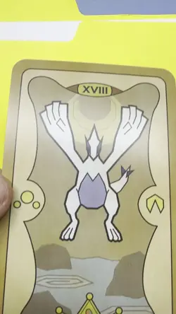 Pokemon Tarot Card Lugia The Moon XVIII Non-TCG English Parody NM - Image 2