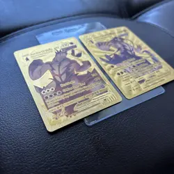 Pokemon Urshifu VMax Single Strike & Urshifu Vmax Rapid Gold Foil Fan Art Card - Image 2