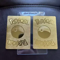 Pokemon Urshifu VMax Single Strike & Urshifu Vmax Rapid Gold Foil Fan Art Card - Image 5