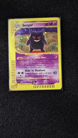 **SWIRL**Pokemon Gengar TCG Holo Card 13/165 Expedition Base Set - Image 2