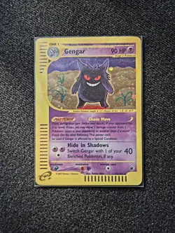 **SWIRL**Pokemon Gengar TCG Holo Card 13/165 Expedition Base Set - Image 3