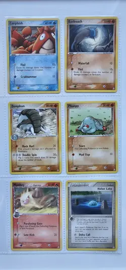 Pokemon TCG - Ruby and Sapphire EX Holon Phantoms - 6 Card Lot - Image 1