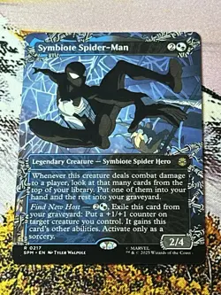 MTG - Symbiote Spider-Man - Borderless - SPM 217 - Non Foil - NM - Image 1