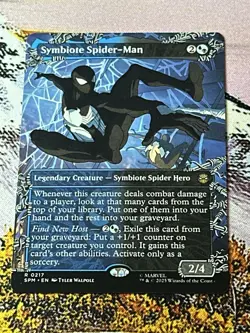 MTG - Symbiote Spider-Man - Borderless - SPM 217 - Non Foil - NM - Image 3