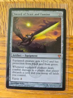 MTG Sword of Feast and Famine | Modern Event Deck Singles | Lightly Played - Image 1