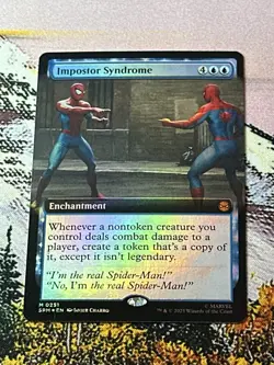 Impostor Syndrome * Extended Art FOIL * - MTG SPM Marvel's Spider Man - NM/MINT - Image 2