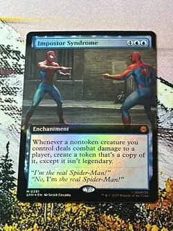 Impostor Syndrome * Extended Art FOIL * - MTG SPM Marvel's Spider Man - NM/MINT - Image 3