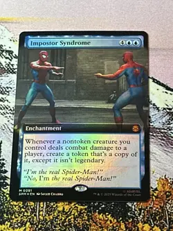 Impostor Syndrome * Extended Art FOIL * - MTG SPM Marvel's Spider Man - NM/MINT - Image 5