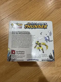 Pokemon SUN & MOON LOST THUNDER Booster Box Factory Sealed - Image 2