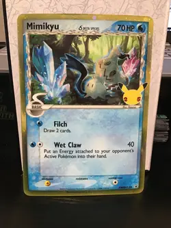 Mimikyu Delta Species SWSH136 Jumbo Pokemon Black Star Promo - Image 1