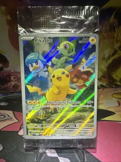 Pokemon Pikachu SVP 027 Scarlet & Violet Paldea Evolved ETB Promo SEALED NM - Image 1