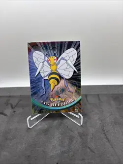 Beedrill #15 Foil 1999 Topps Pokemon TV Animation Edition Series 1 Black Logo - Image 1