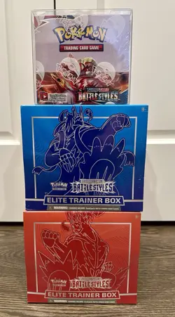 Bundle Pokemon TCG Battle Styles BOOSTER BOX & 2x ETB LOT New Sealed Listing #4 - Image 1
