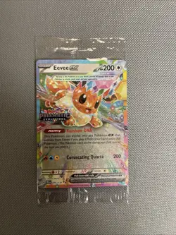 Pokemon SEALED Eevee ex 075/131 Prismatic Evolutions Surprise Box Promo Holo!! - Image 1