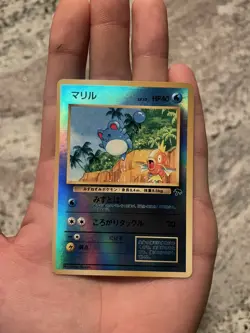 Marill No. 183 Pokemon Japanese Southern Island - Reverse Holo Rare Vintage - Image 1