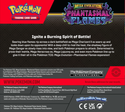 Pokemon Mega Evolution Phantasmal Flames Booster Display Box (36 Packs) PRESALE - Image 2