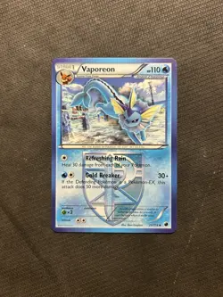 Pokemon TCG Vaporeon 20/116 Team Plasma! LP Condition! See Description! - Image 1
