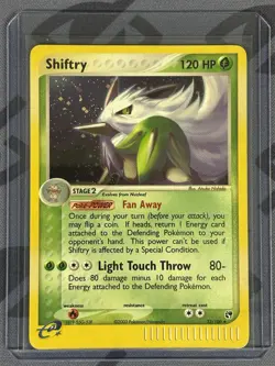 Pokemon TCG Shiftry 12/100 EX Sandstorm Rare Holo LP/MP - Image 1