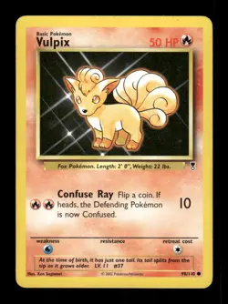 Pokemon Legendary Collection #098/110 Vulpix Common - Image 1