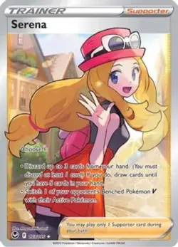 Serena (Full Art) - 193/195 - Ultra Rare NM, English Pokemon Silver Tempest - Image 1