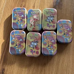 Pokemon TCG - Scarlet & Violet 151 7 x Mini Tins - New Sealed! 14 packs - Image 1