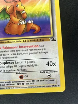 Pokemon TCG Dragonite 19/62 Fossil 1st Edition Non Holo Rare, LP/MP - Image 4