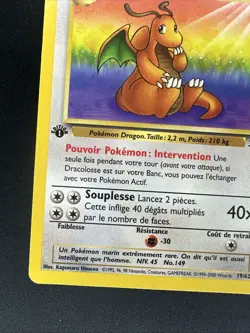 Pokemon TCG Dragonite 19/62 Fossil 1st Edition Non Holo Rare, LP/MP - Image 5