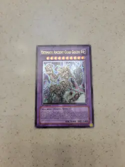 Yugioh Ultimate Ancient Gear Golem Ultimate Rare 1st Edition LODT MP-LP - Image 1