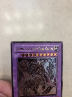 Yugioh Ultimate Ancient Gear Golem Ultimate Rare 1st Edition LODT MP-LP - Image 2