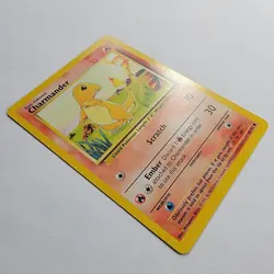 Shadowless Charmander 46/102 Base Set Rare Vintage 1999 Pokemon Card - Image 3
