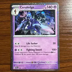 Ceruledge Rare Holo Card 098/193 Sv02: Paldea Evolved Pokemon TCG - Image 1