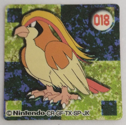 Pidgeot Pocket Monster GB Mini Card No.18 Nintendo Pokemon Japanese 1 inch - Image 1