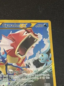 Gyarados EX 123/122 XY BREAKpoint 2016 Secret Holo Rare SHINY Pokemon Card TCG I - Image 3