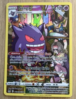 Gengar TG06/TG30 Swsh11 Lost Origin Trainer Gallery Holo NM Pokemon Card fullart - Image 1