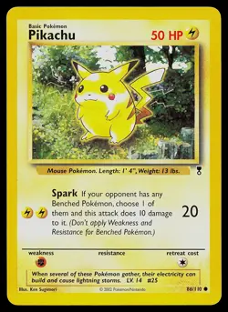 Pokemon Card - Pikachu Legendary Collection 86/110 Non Holo - Image 1