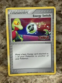 2007 Pokemon Card Energy Switch Power Keepers 75/108 Reverse Holo Stamped HP - Image 1