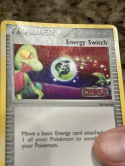 2007 Pokemon Card Energy Switch Power Keepers 75/108 Reverse Holo Stamped HP - Image 3