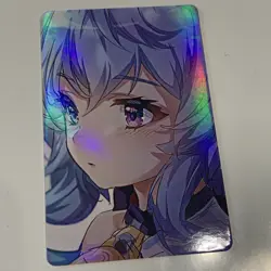 GANYU Genshin Impact Art Goddess Story Anime Waifu Card Girl Beauty Photo Blush - Image 1