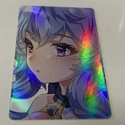 GANYU Genshin Impact Art Goddess Story Anime Waifu Card Girl Beauty Photo Blush - Image 2
