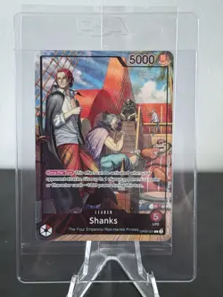 PSA One Piece Card Game SHANKS OP09-001 Holo Promo PSA Magazine July 2025 SEALED - Image 1