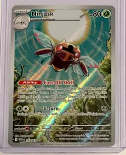 Ninjask 137/132 Illustration Rare Mega Evolution NM English Pokemon card - Image 1